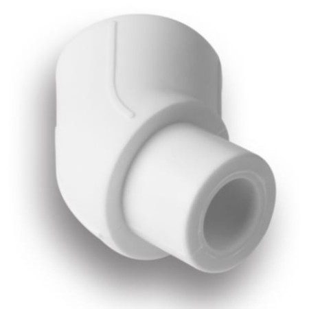 Aqualink square, polypropylene, d = 20 mm, 45 °, internal/outer-3