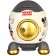 Micketeer rocket with a set of stickers, 22.5 cm x 18.5 cm x 17.5 cm "Mouse", Mickey Mouse