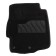 Pile rug for Peugeot 4007, 2006-2012, black