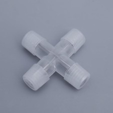 X-shaped Luazon Lighting Connector for a light cord 11 mm, 2-pin