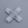 X-shaped Luazon Lighting Connector for a light cord 11 mm, 2-pin