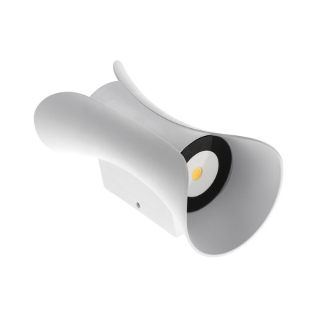 Facade lamp "Elegant", FSD-051, 10 W, 3000K, 1 Ray, IP65, 220 V, plastic, white-6