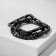 Bracelet unisex set of 3 pcs., “Hematite” cubes, black color, d = 7 cm