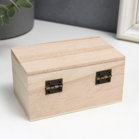 Casket wood under the painting "rectangular" 5.5x10x6 cm-11