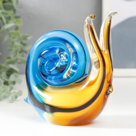 Suvenir glass "Snail" 13x11.5 cm-1