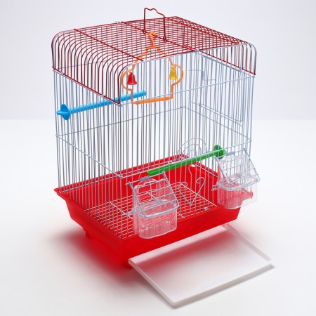 Poultry cell is equipped BD-1/2Q, 30 x 23 x 39 cm, red (packing 12 pcs)-4