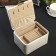 Casket to the leatherette for jewelry "Snow White" 9x16x13 cm