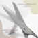 Universal scissors, 6 ", 15 cm, silver color