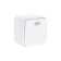 TDM switch "Cottage" folk, 10 A, IP20, 1 key open with backlight, white