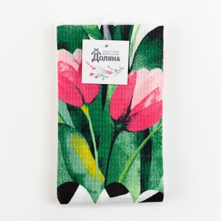 Kucky towel. "Dolyana" bloom with happiness 35x60 cm, 100% cotton, 160g/m2-4