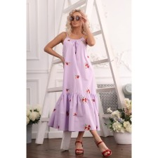 Women's dress, size 48, lilac color