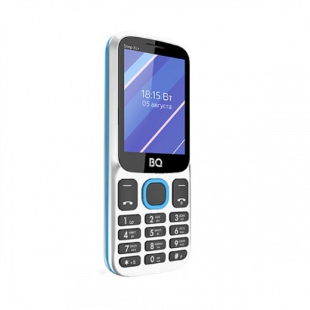 Cell phone BQ M-2820 STEP XL+ 2.8, 32MB, Microsd, 2 SIM, white-blue-1