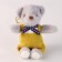 Soft toy "Bear" on a key fob, 14 cm