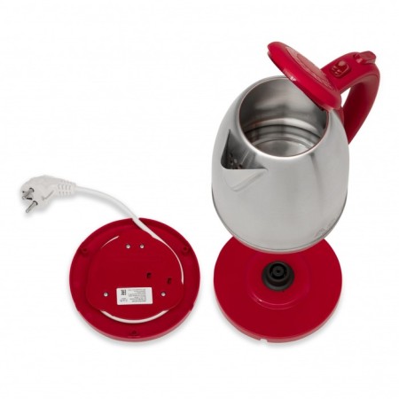 Electric kettle “Carcker EK-1801M”, metal, 1.8l, 1500 watts, color ruby-2