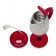Electric kettle “Carcker EK-1801M”, metal, 1.8l, 1500 watts, color ruby