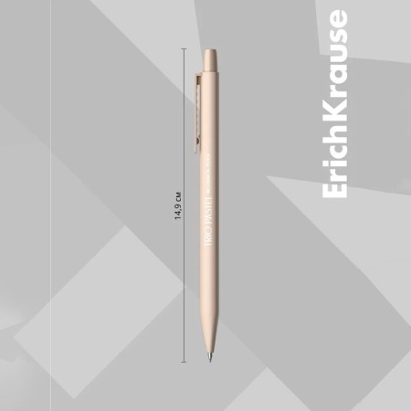 Mechanical pencil with Erichkrause "Trio Pastel", NV, Grifel D = 0.5 mm, in the box, mix-2