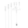 Hoco X1, microUSB/Lightning/Type -C - USB, 2.4 A, 1 m, white cable