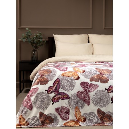 Texrepublic blanket, size 200x220 cm, beige color-4