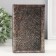 Safe-book wood to the leatherette "patterns" embossing, under metal 17x11x5 cm