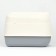 The toilet is closed with a folding top of 36 x 51 x 34 cm, gray