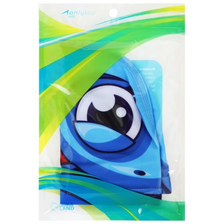 Hat of swimming children's Onlytop "Shark", fabric, girth 46-52 cm-7