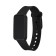 Electronic watch, 3 atm, silicone strap, black