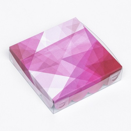 Cookie box, "illusion" 12 x 12 x 3-2