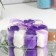 Soap roses, purple and white, set of 9 pcs.