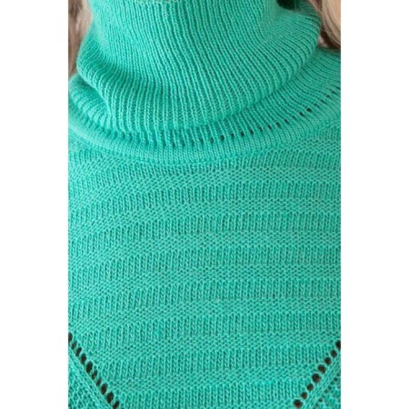 Female jumper, size 42, turquoise color-3