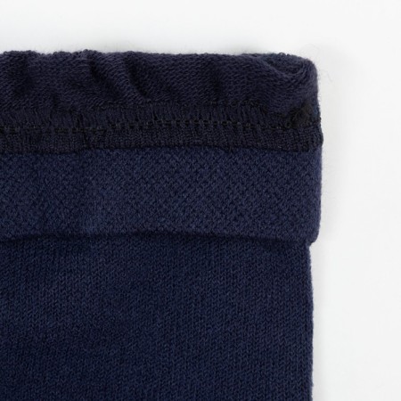 Pantyhose children's openwork, dark blue color, height 128-134 cm-1