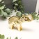Souvenir ceramics "Elephant" gold 5.9x10.3x2.6 cm