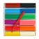 Soft plasticine (wax), 12 colors, 180 g, "crumb", with a stack