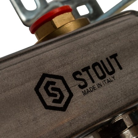Collector Group Stout SMS 0912 000004, 1 "x3/4", 4 outputs, without consumables, stainless steel. steel-9