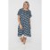 Women's dress, size 64, dark blue color