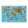 Nast -sided bilateral map "Our planet. Animal and plant world", geod, 58x38 cm