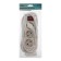 Extension cord Luazon Lighting, 3 sockets, 3 m, 6 A, 1300 W, 3x0.75 mm2, s/k, with excavation, b
