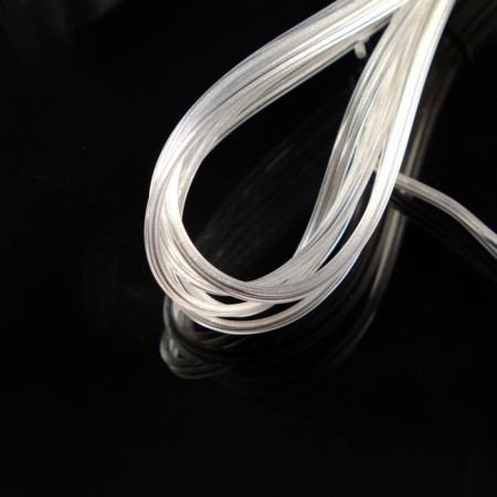 Extension cord for indoor garlands, 1.5 m, transparent thread, UMS-Vilka-1