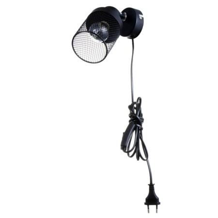 Scoop with a switch on the wire "Camellia" E14 40W black 17x11x17cm