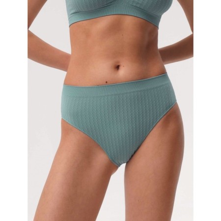 Women's slips with weaving “chain” Mirey Slip Chain, size 46-48, turquoise color