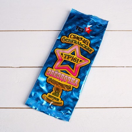 Bengal lights, 2 pieces, curly, "stars"-2