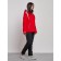 Ski costume female winter, size 44, red color
