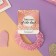 Hair gum "Liora" volume, 6 cm, pink