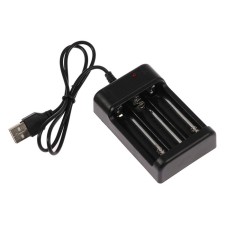 Charger for three AA UC-25, USB batteries, charge current 250 mA, black
