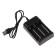 Charger for three AA UC-25, USB batteries, charge current 250 mA, black