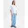 Women's T-shirt Minaku Oversize Fit: White Color, Rr. 42