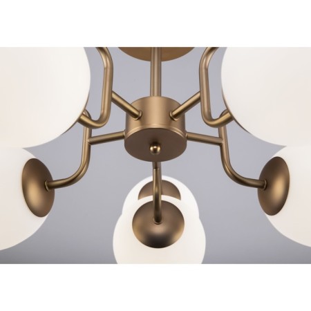 Suspended lamp Maytoni Mod221PL-10G, 10HE14, 40W, 90.7x90.7 cm, brass color-9