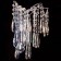 Sconces Citilux "Selena" CL302320, 26x30 cm, 2x40W, E14, color gray color
