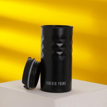 Thermost man "Forever yong" black, 350 ml-1