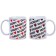Set of paired mugs, 350 ml "Mammy, Daddy", Mickey and Friends