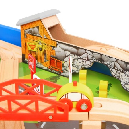 Railway, 108 elements, table in the kit-8